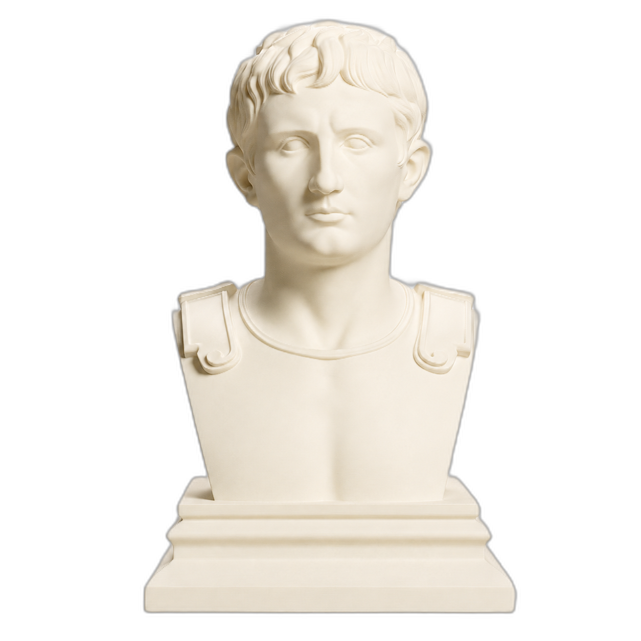 Augustus collectible bust inspired by museum-driven sculpture collecting