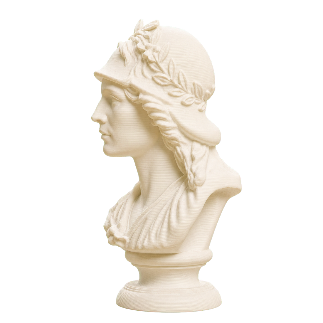 Bust of Minerva Ivory White collectible bust