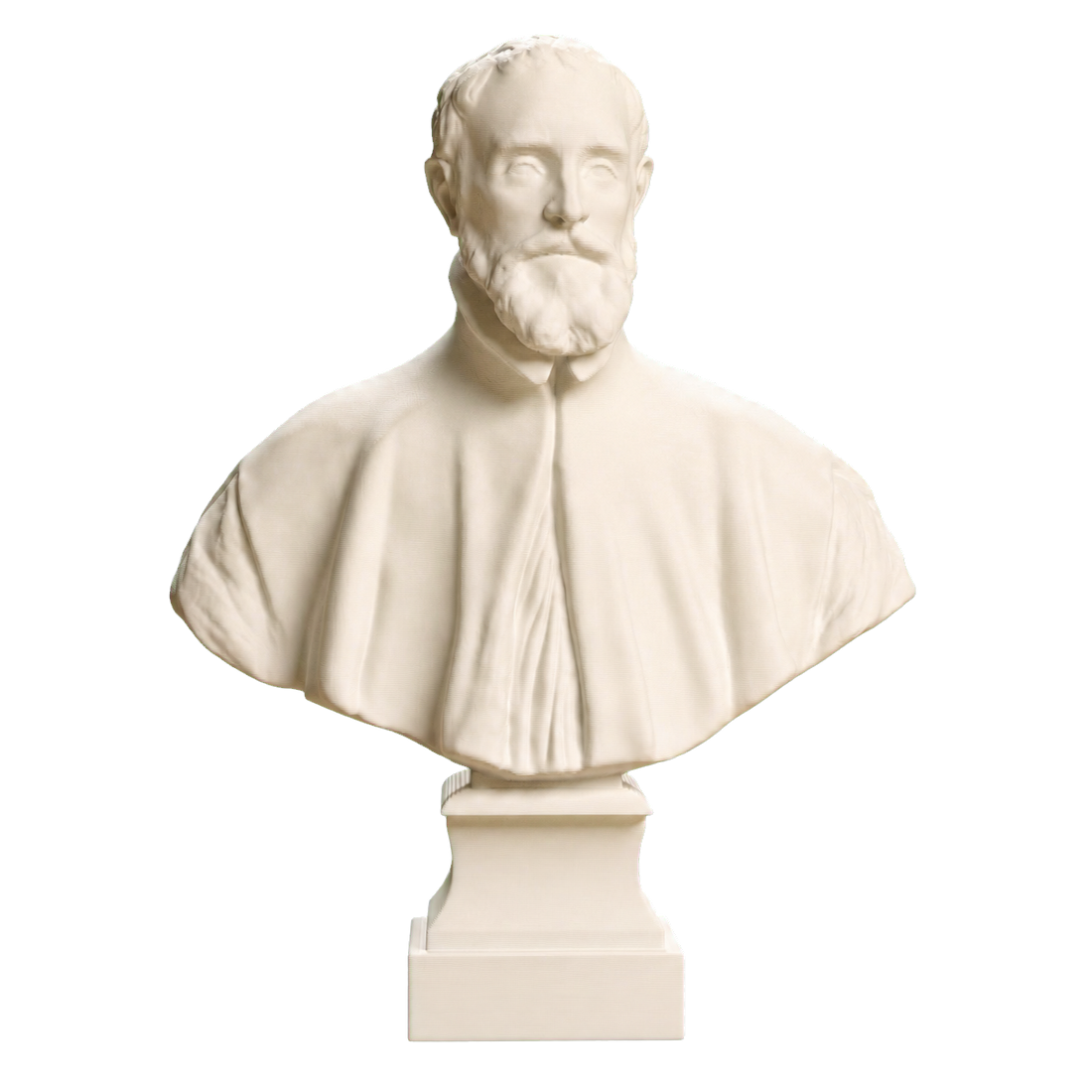 Monsignor Francesco Barberini Ivory White collectible bust