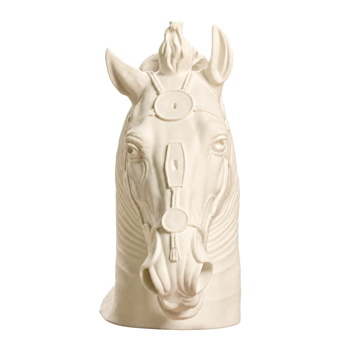 Horse Head Ivory White collectible bust