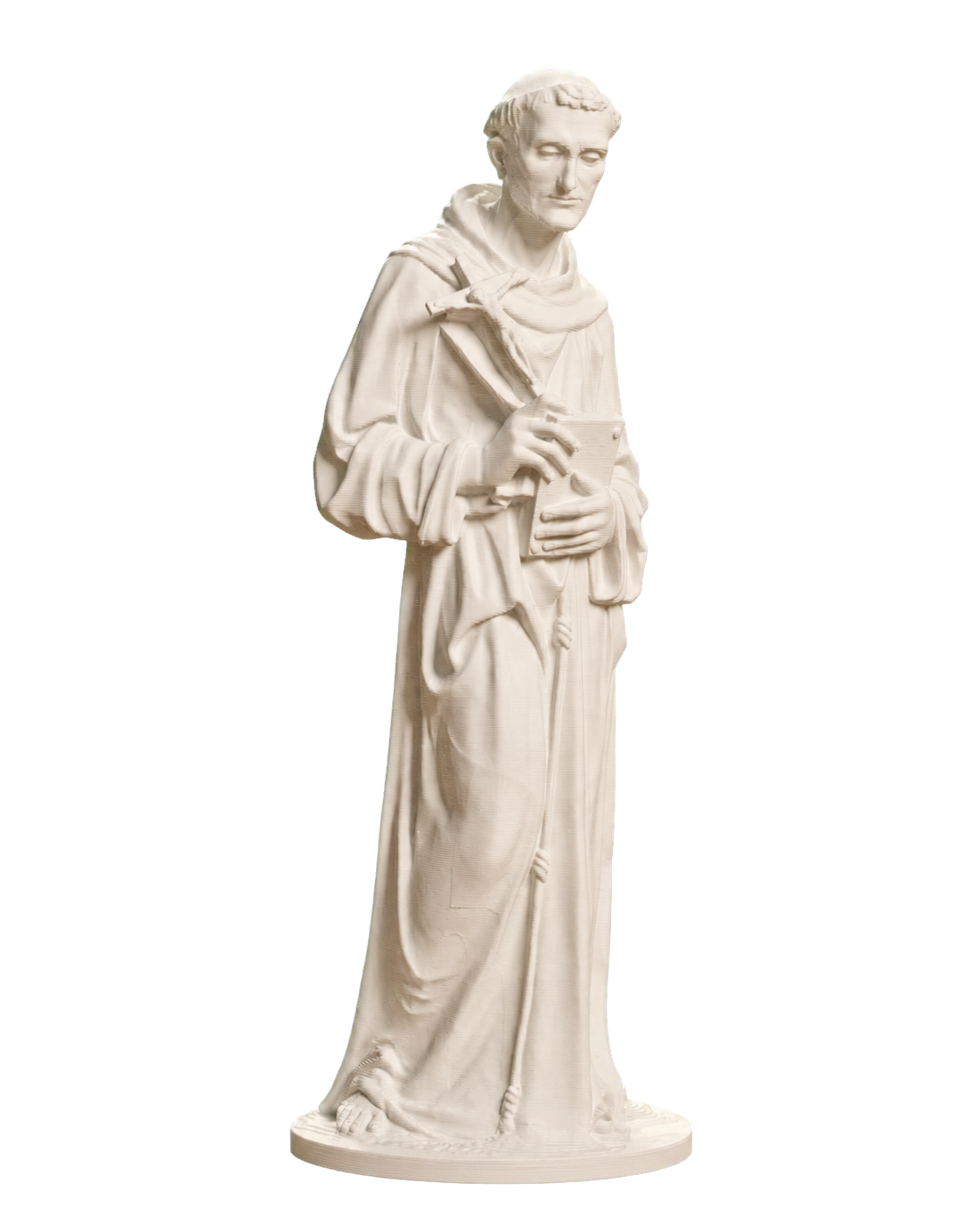 St Francis of Assisi Ivory White collectible bust