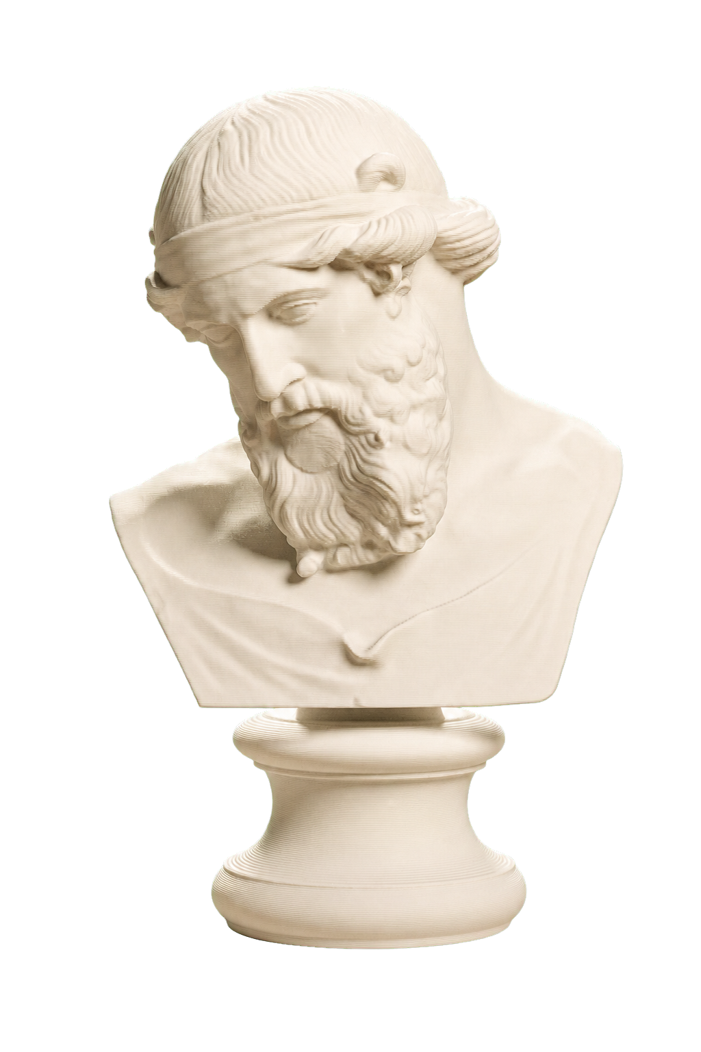 Bust of Dionysus Priapus Plato or Poseidon sculpture featured in the independent Museum of Fine Arts, Boston collector review