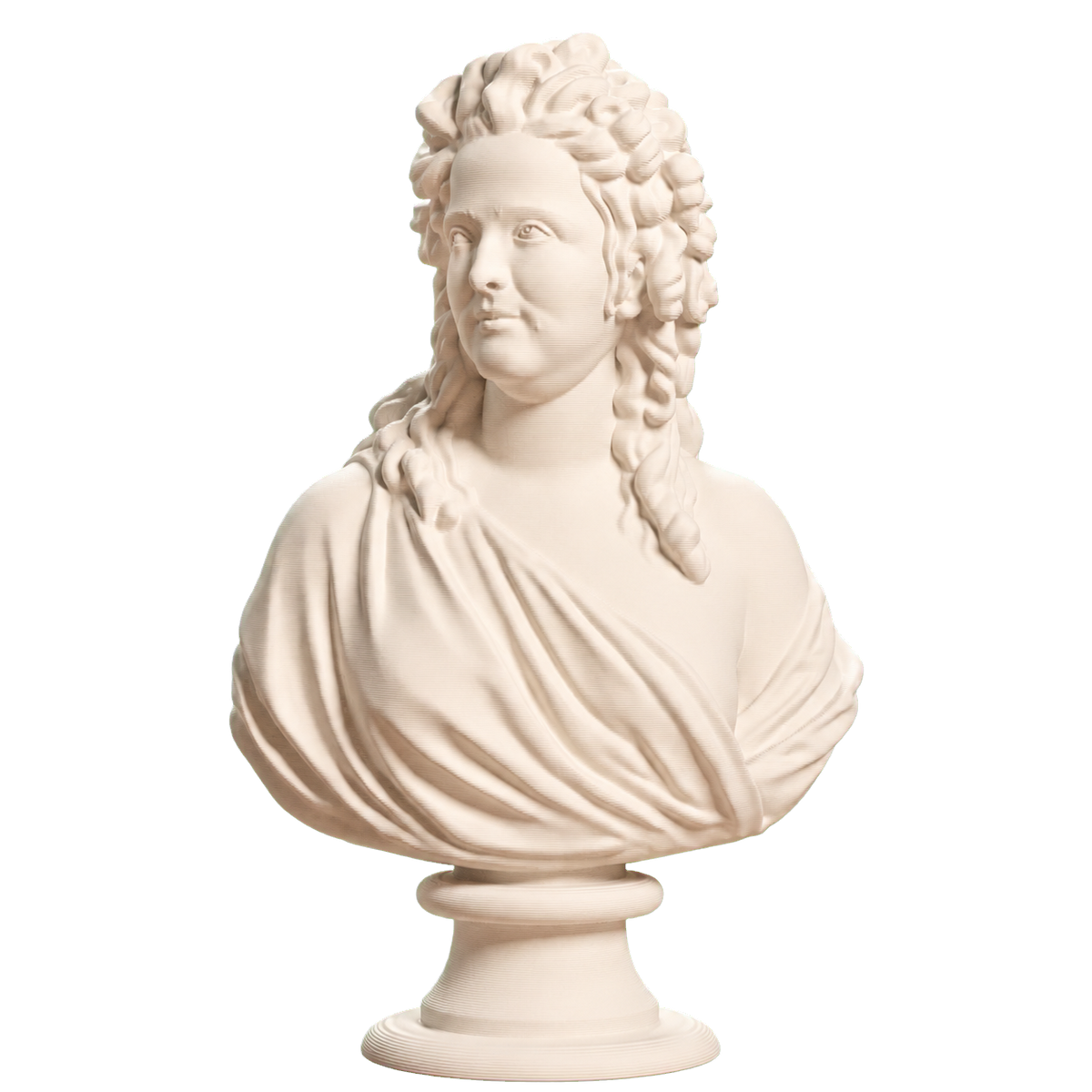 Madame de Wailly nee Adelaide-Flore Belleville (1765-1838) Ivory White collectible bust