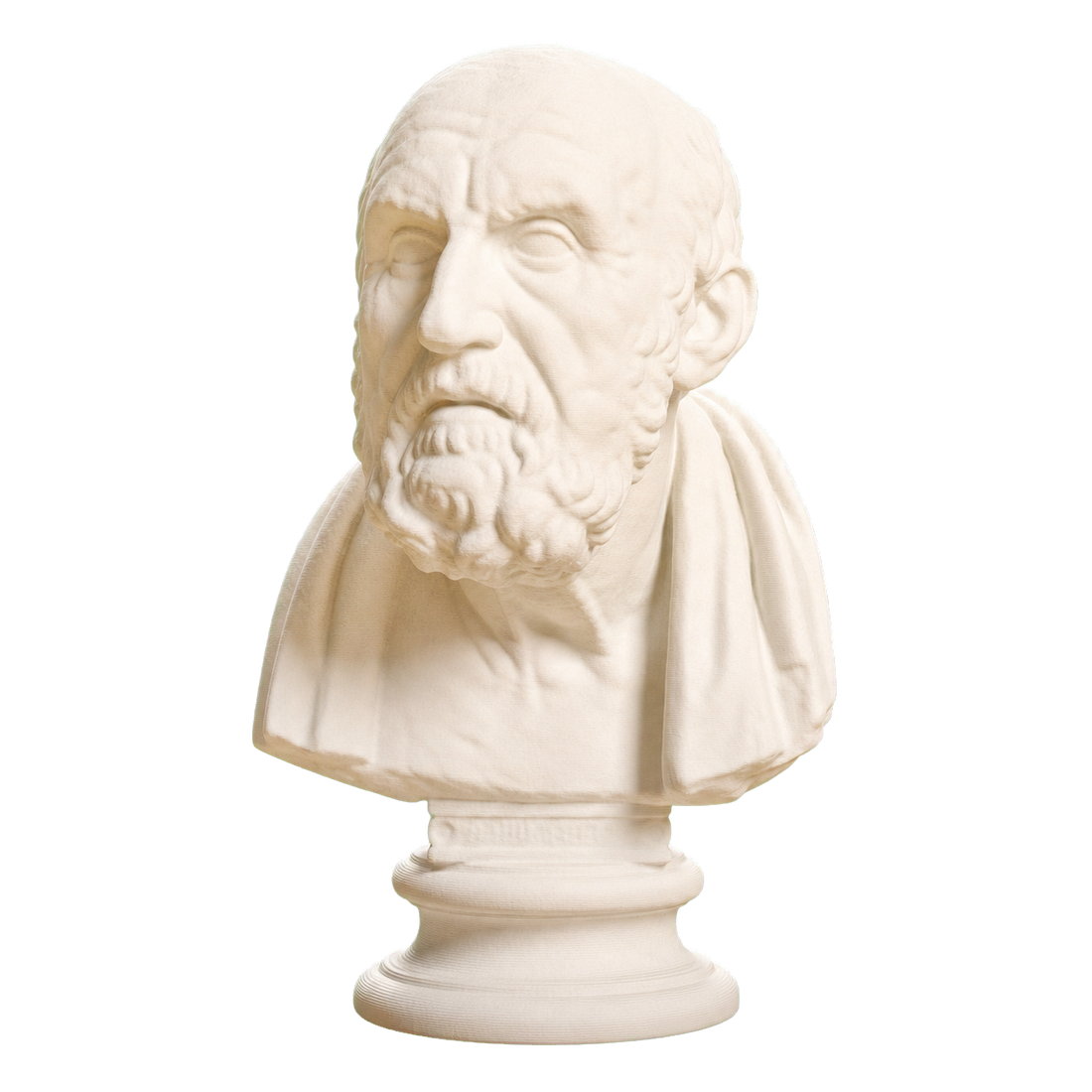 Portrait of Chrysippos Ivory White collectible bust