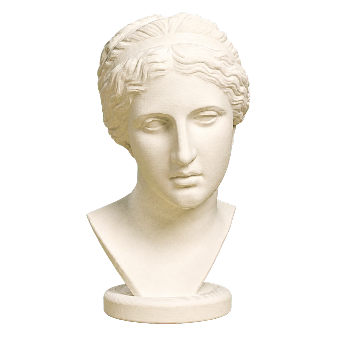 Nymph or muse or Ivory White collectible bust
