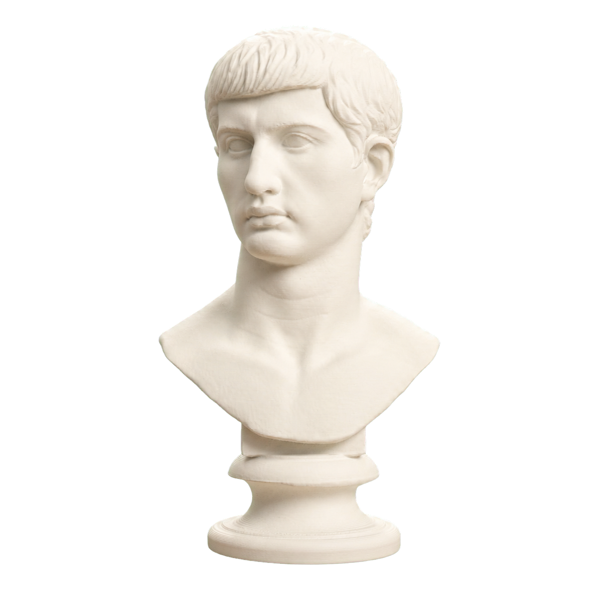Portrait of an Augustine Prince Marcellus (?) Ivory White collectible bust