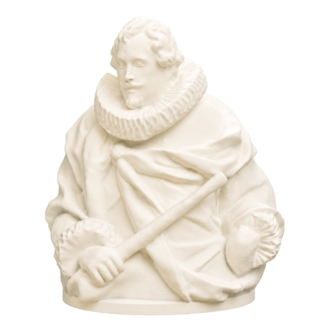 Portrait of the Principe Michele Damasceni-Peretti Ivory White collectible bust