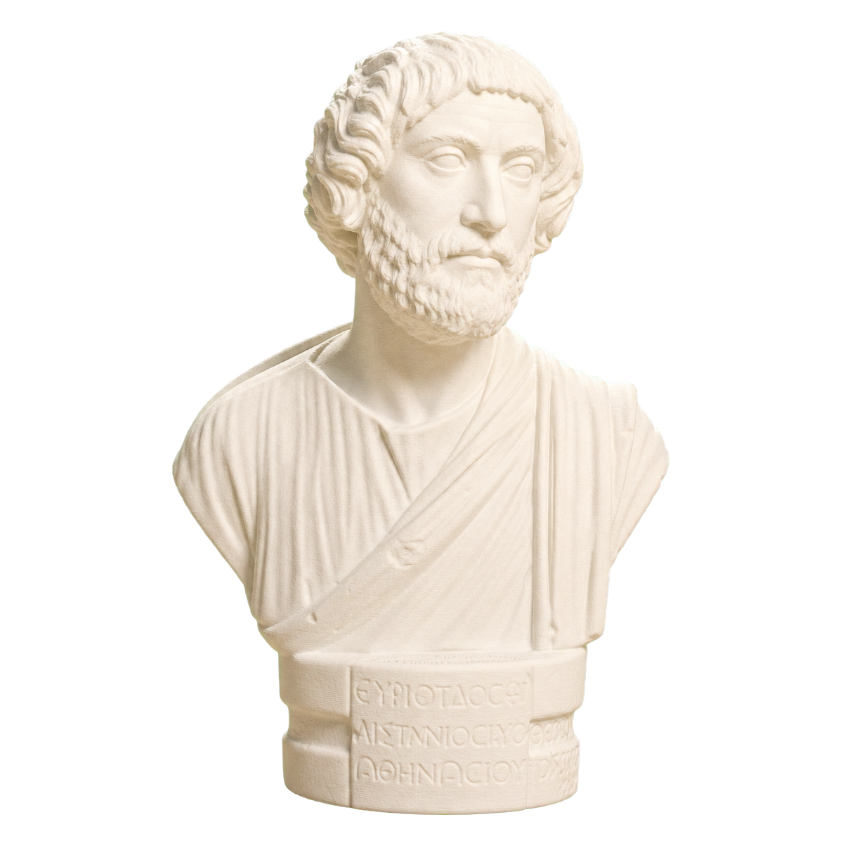 Portrait bust of a Barbarian Ivory White collectible bust