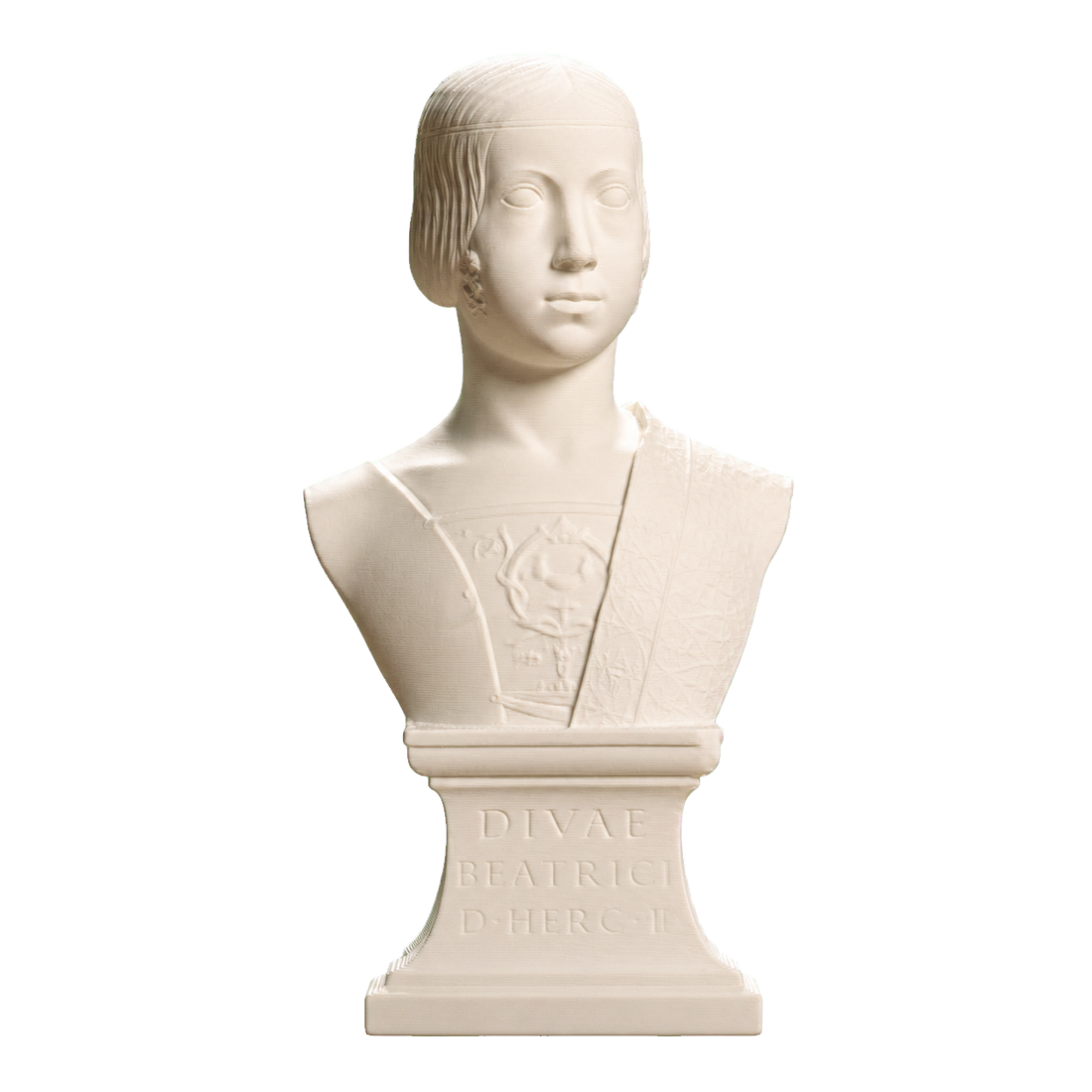 Portrait of Beatrice d'Este Ivory White collectible bust