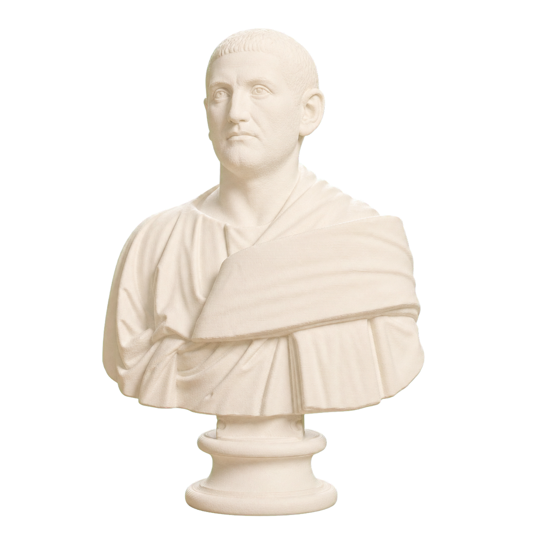 Bust of a man (Gordianus Africanus?) Ivory White collectible bust
