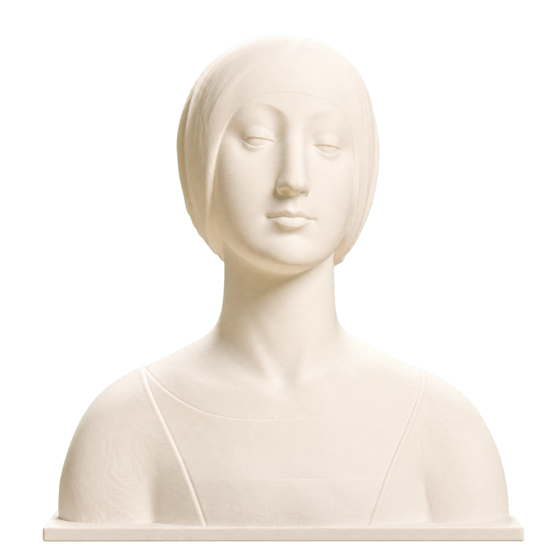 Female Bust Isabella of Aragon (?) Ivory White collectible bust