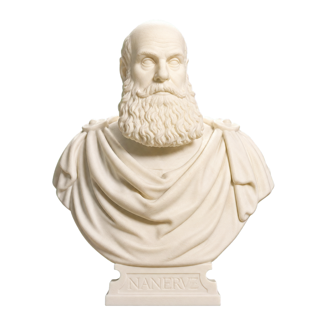 Bust of Marcantonio Ruzzini Ivory White collectible bust