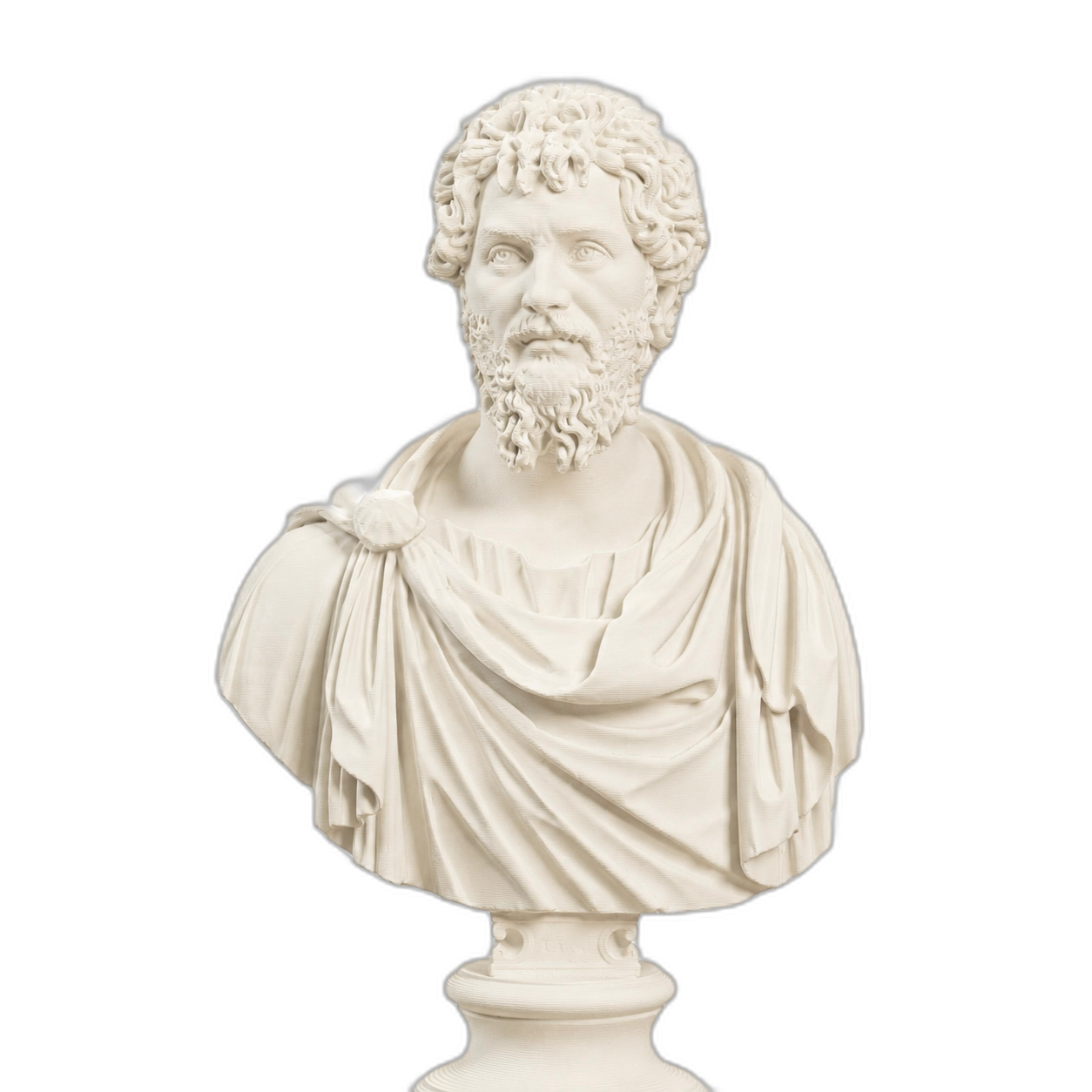 Portrait of Septimius Severus collectible bust inspired by museum-driven sculpture collecting