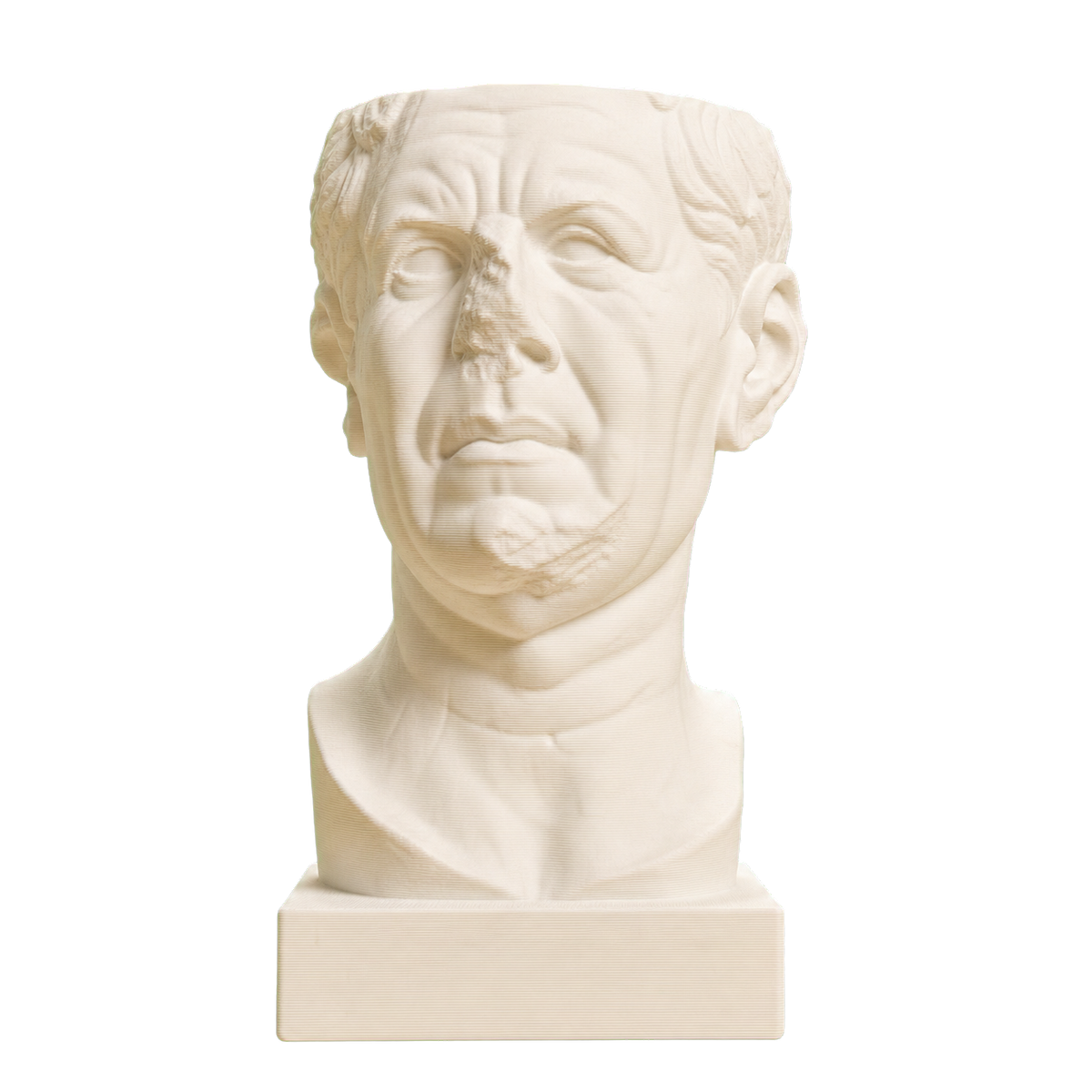 Portrait of a Roman the so-called 'Tivoli General' Ivory White collectible bust