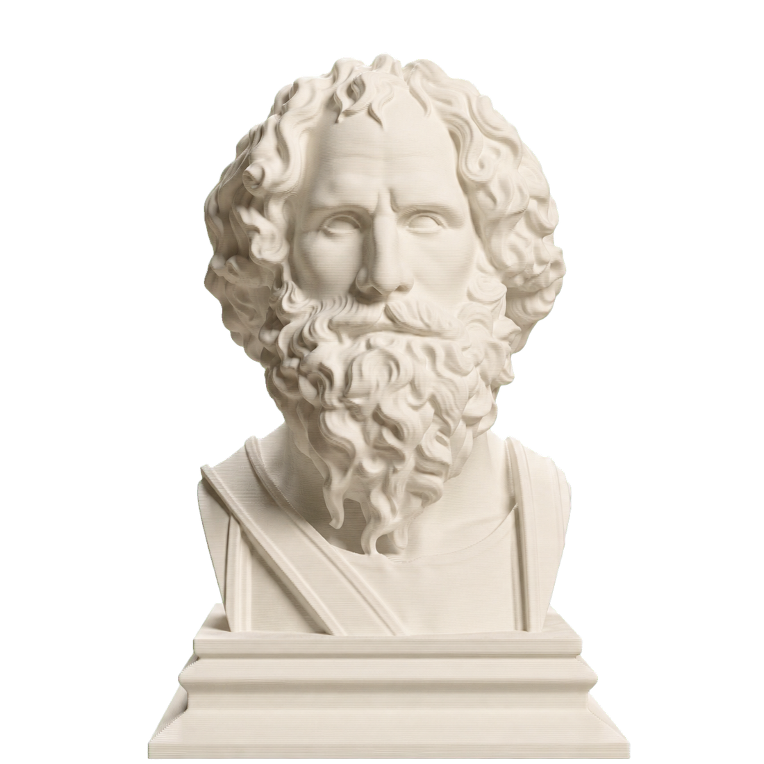 Archimedes Ivory White collectible bust