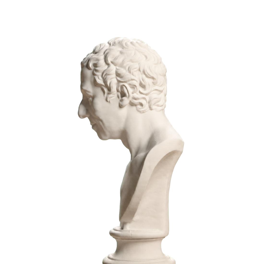 Johann Joachim Winckelmann Ivory White collectible bust