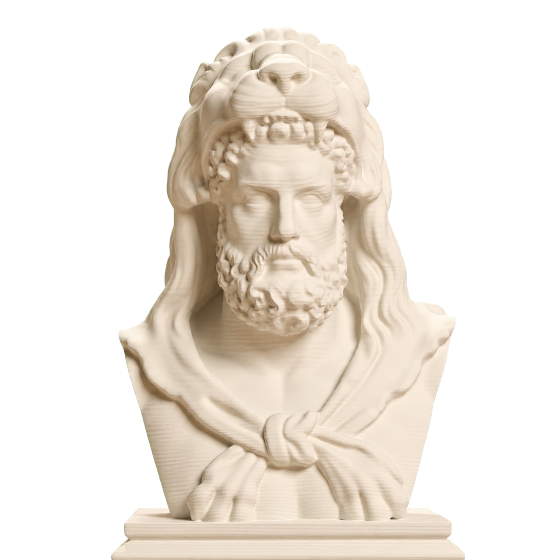 Hercules Ivory White collectible bust