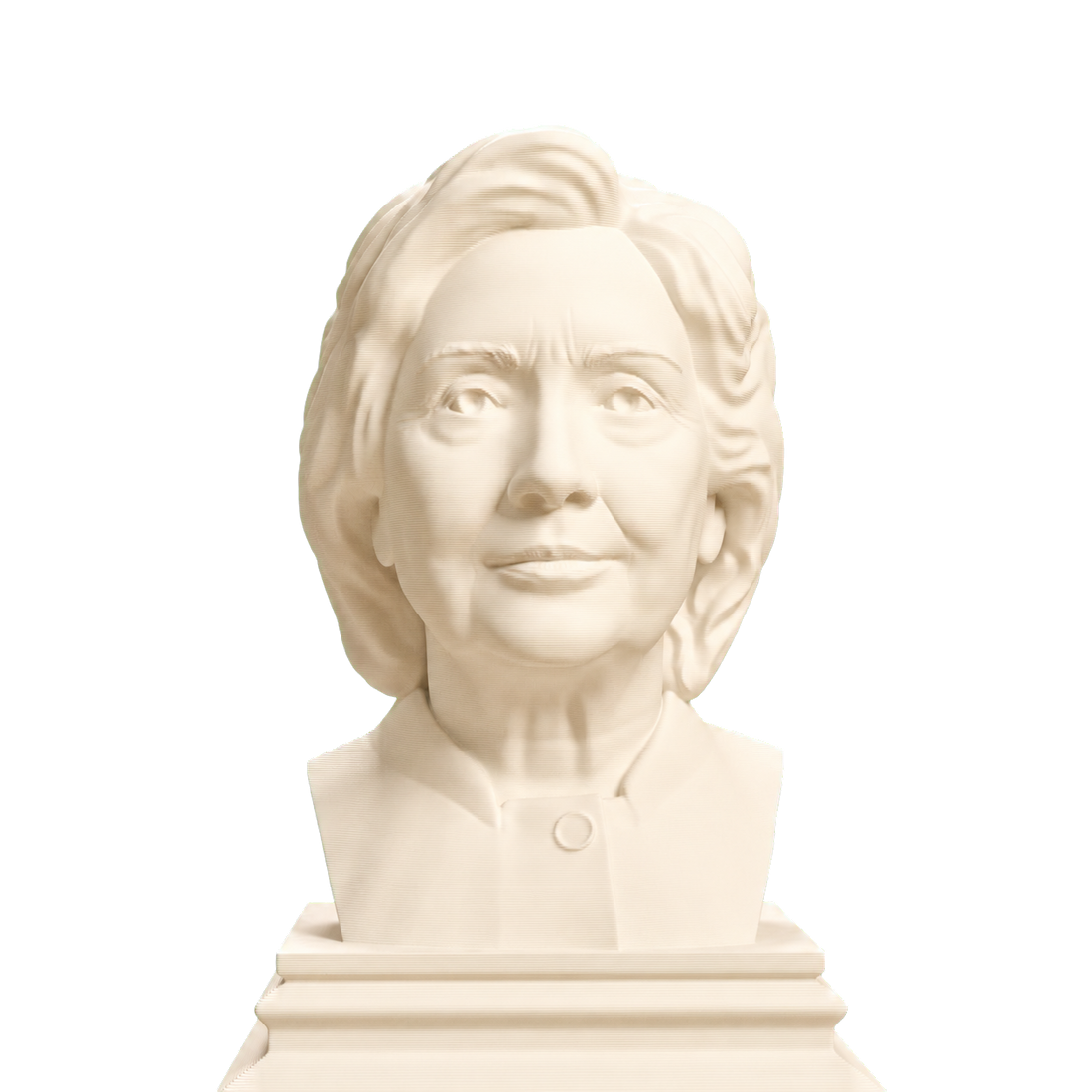 Hillary Clinton Ivory White collectible bust