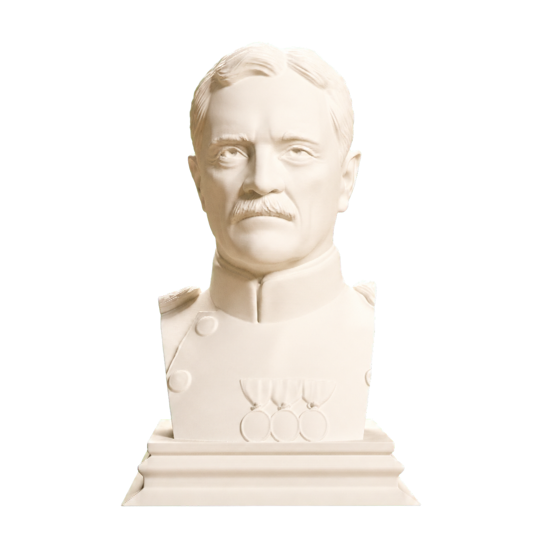 John J. Pershing Ivory White collectible bust