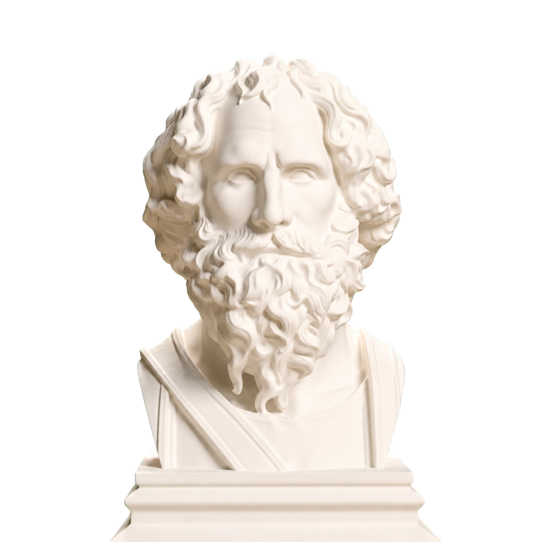 Archimedes Portrait Bust Ivory White collectible bust