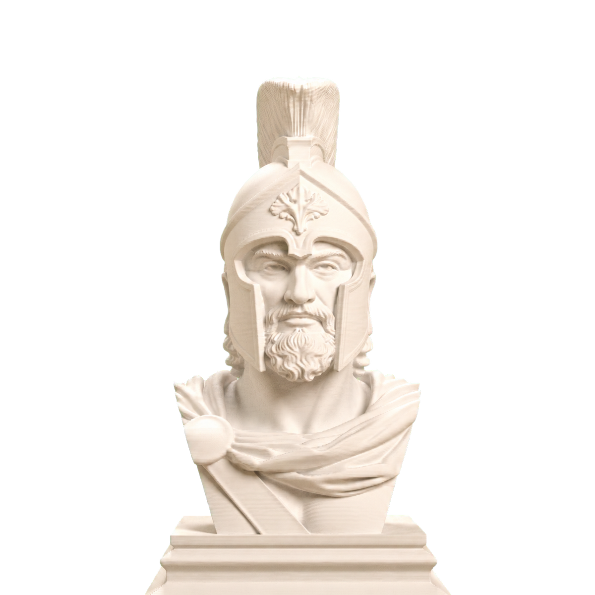Leonidas Spartan King Bust Ivory White collectible bust