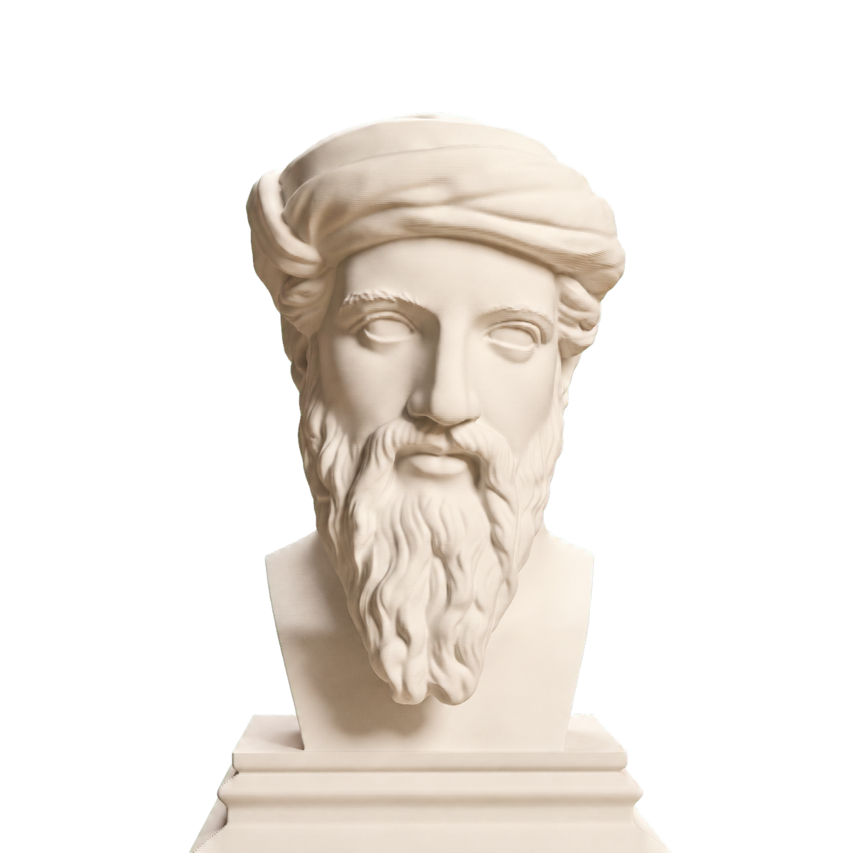 Pythagoras Ivory White collectible bust