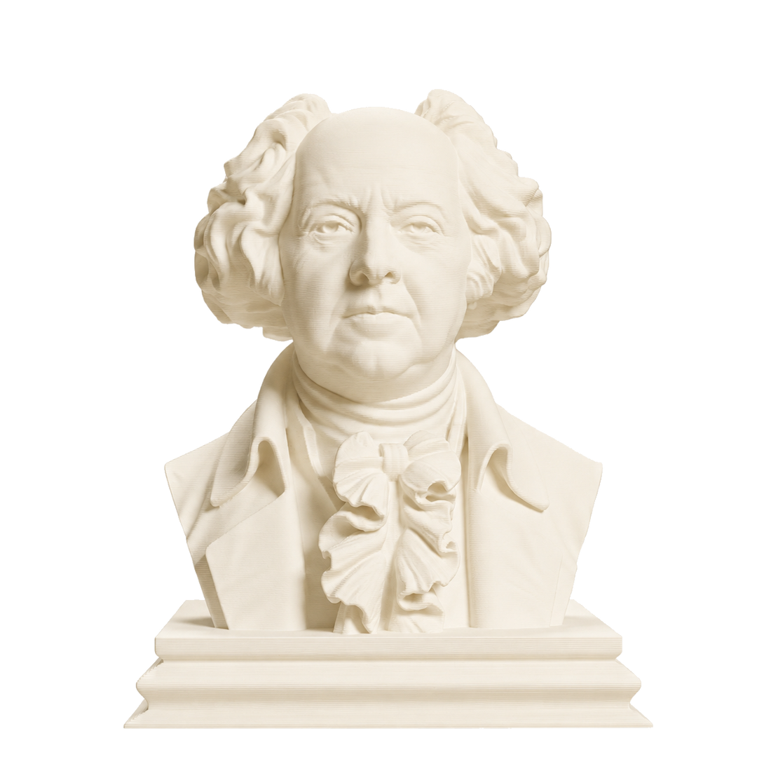 John Adams Ivory White collectible bust