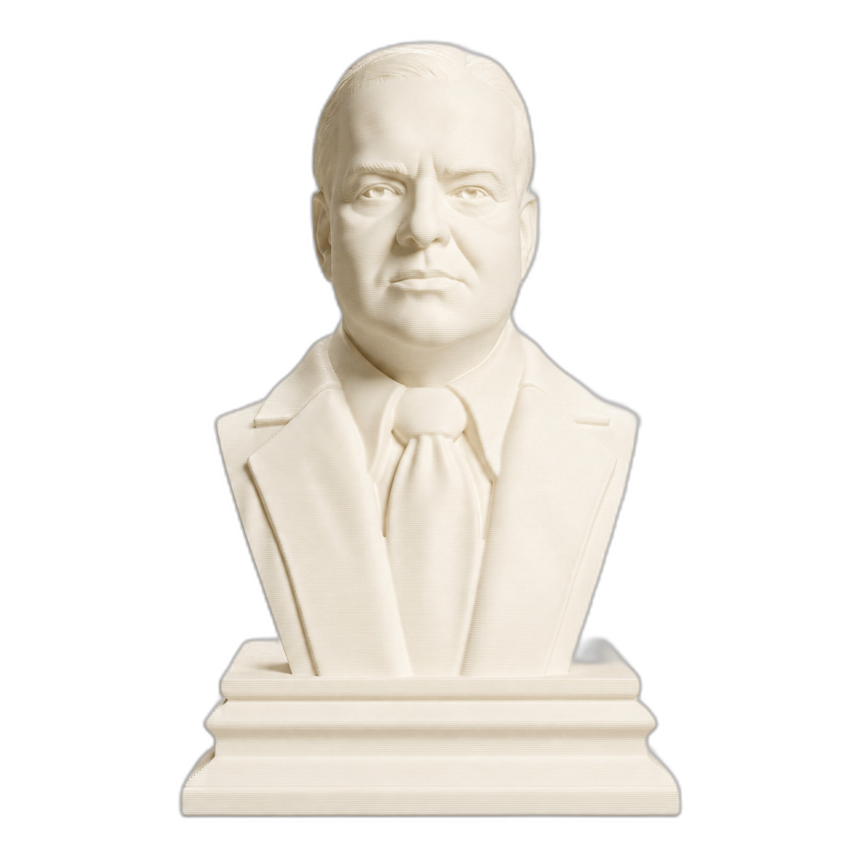 Herbert Hoover Ivory White collectible bust