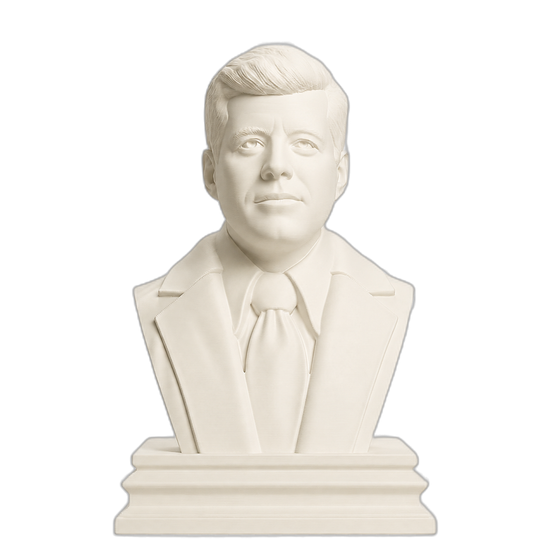 John F. Kennedy Ivory White collectible bust