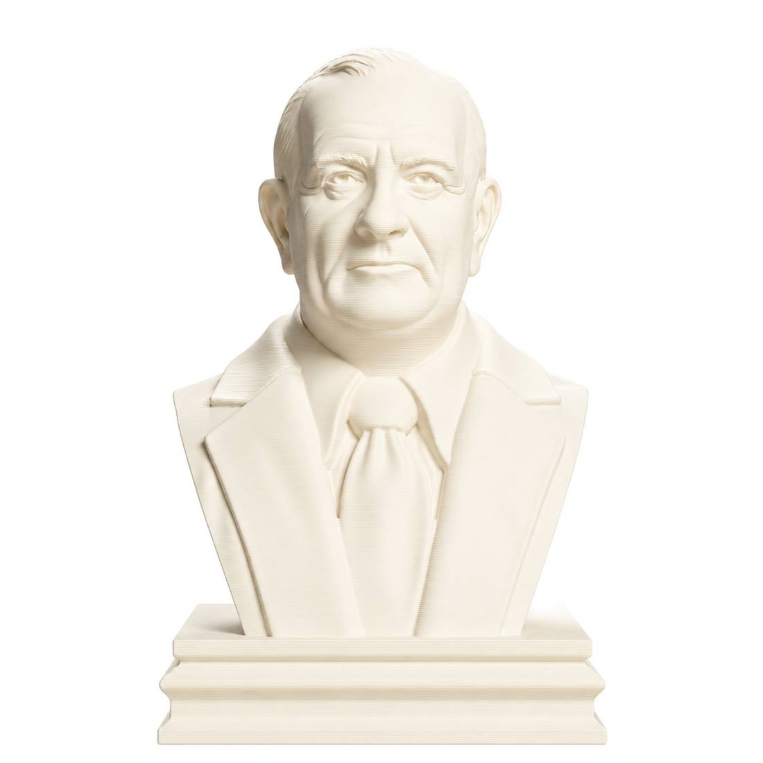 Lyndon B. Johnson Ivory White collectible bust