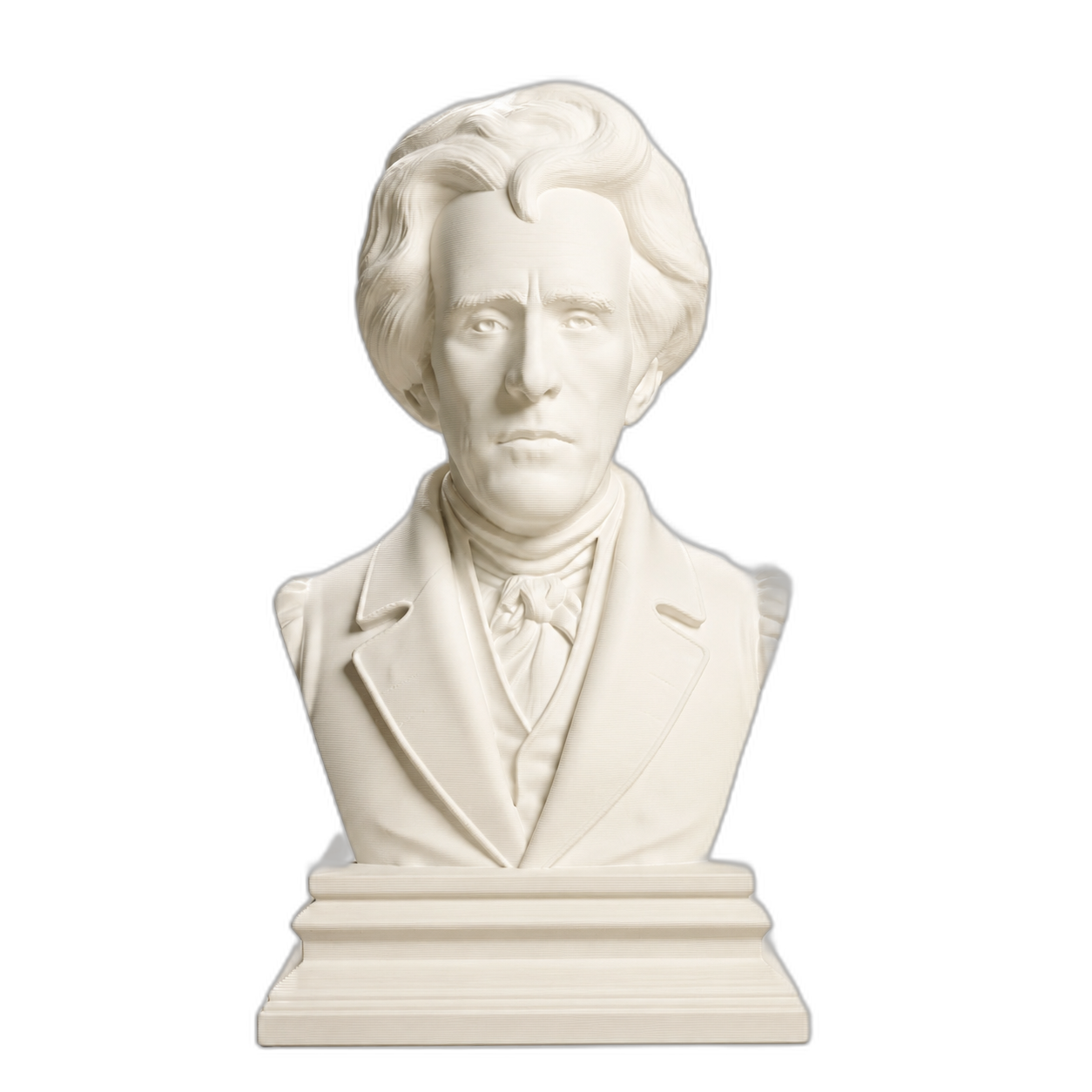 Andrew Jackson Ivory White collectible bust