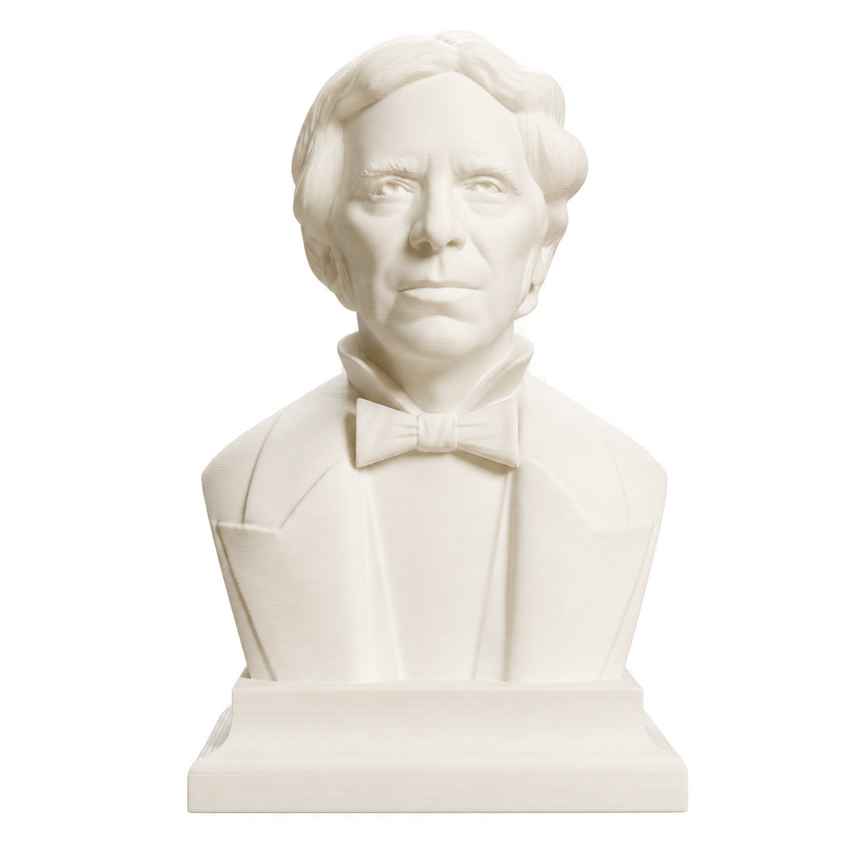 Michael Faraday Ivory White collectible bust