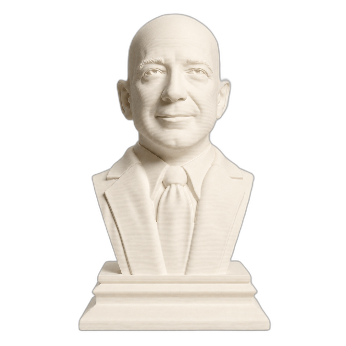 Jeff Bezos Ivory White collectible bust
