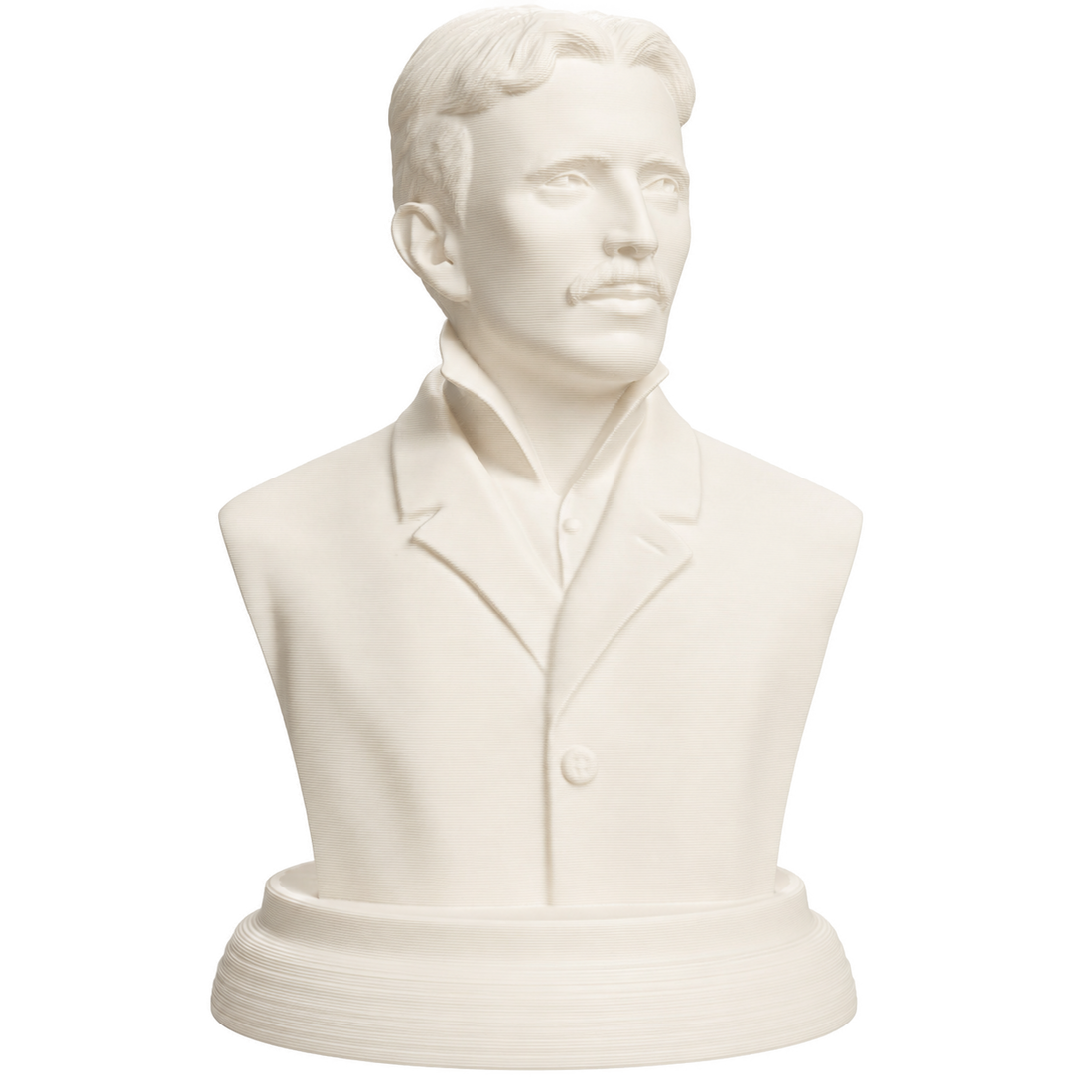Nikola Tesla Ivory White collectible bust