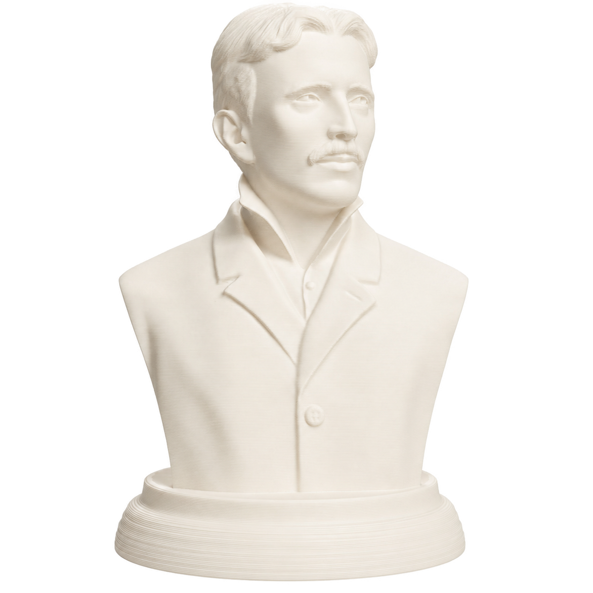 Nikola Tesla Ivory White collectible bust
