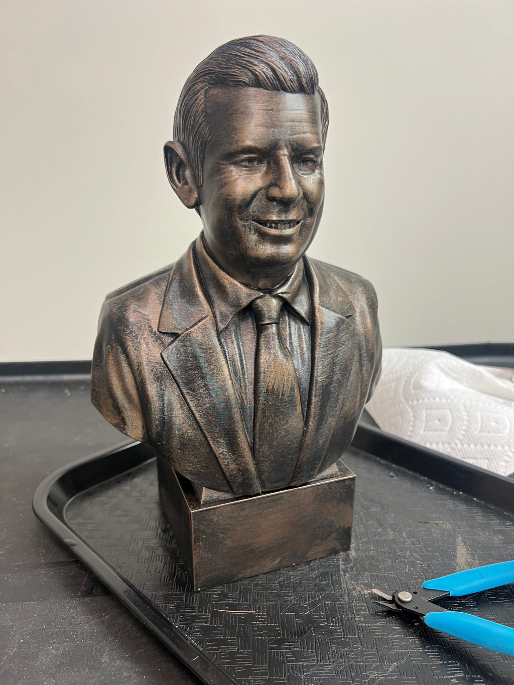Custom Hand-Sculpted Photo Bust
