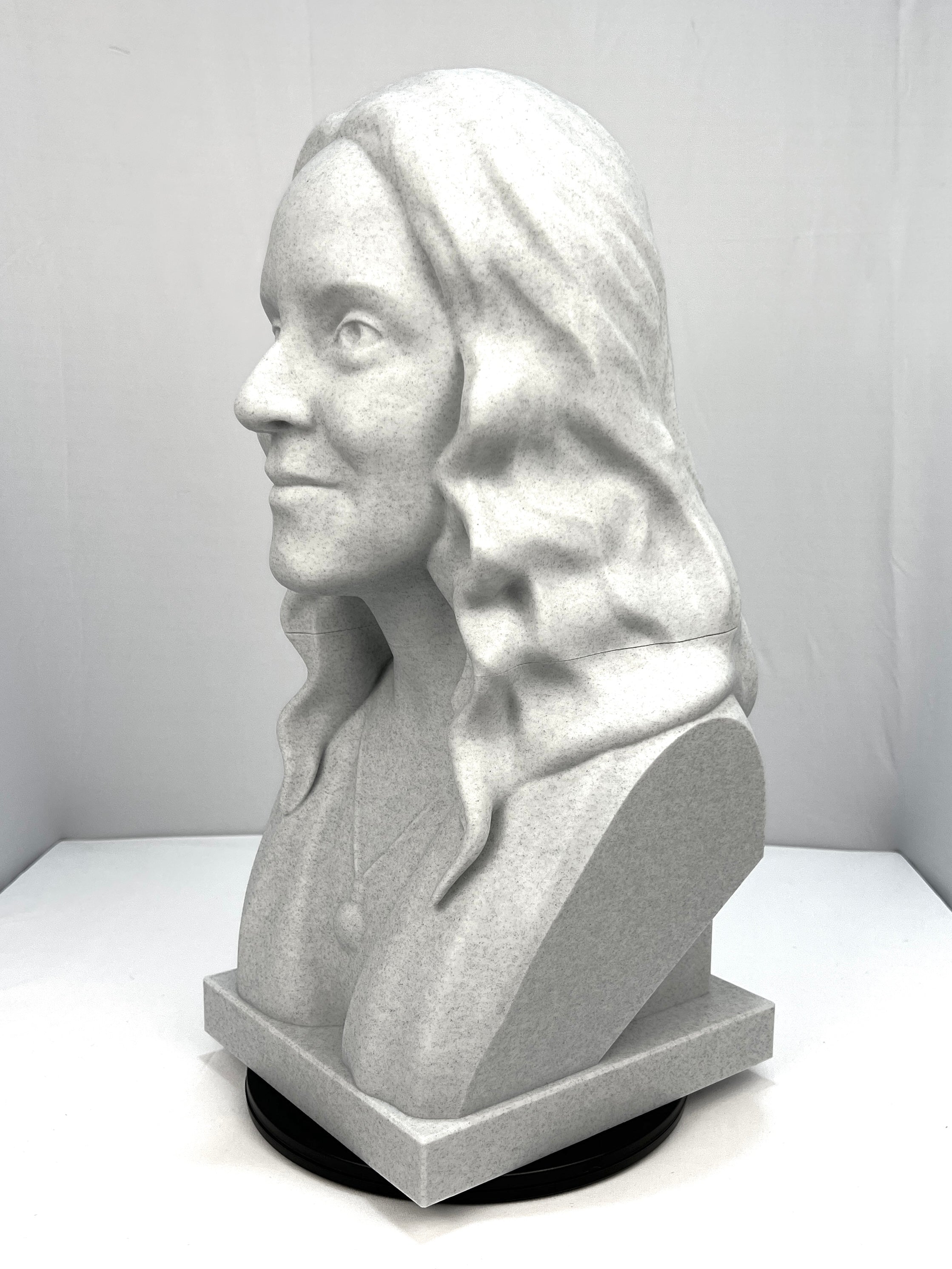 Custom Hand-Sculpted Photo Bust