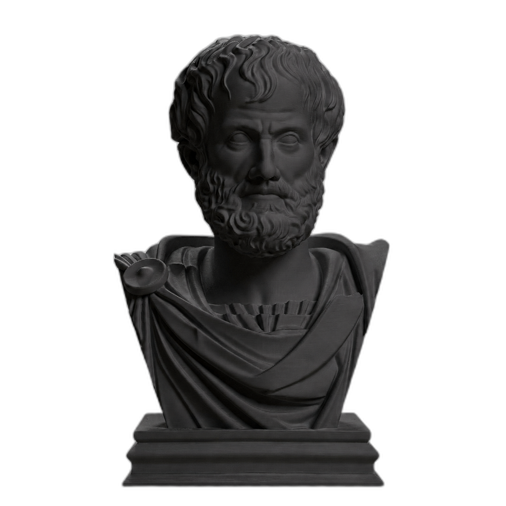Aristotle Charcoal Black collectible bust