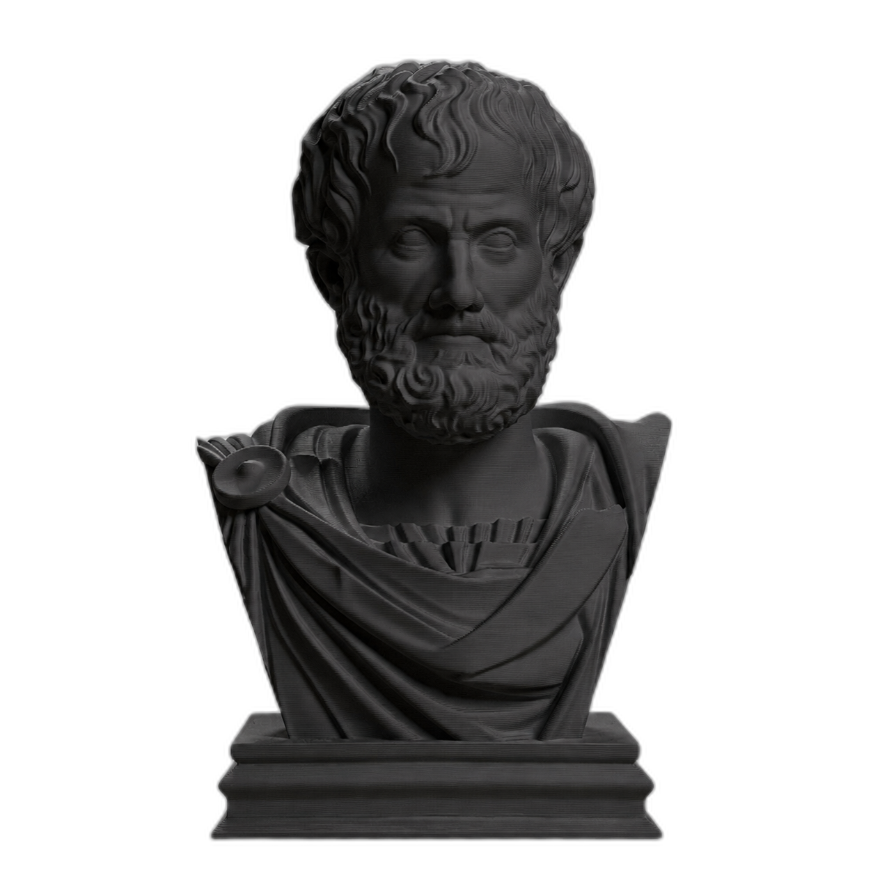Aristotle Charcoal Black collectible bust
