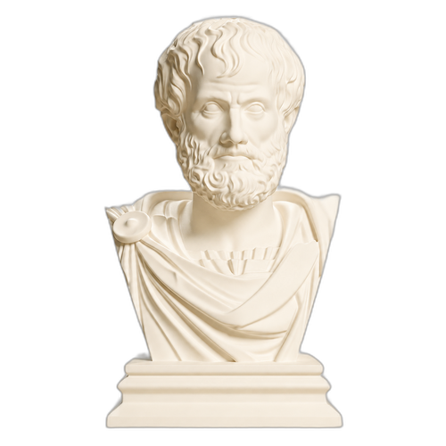 Aristotle Ivory White collectible bust