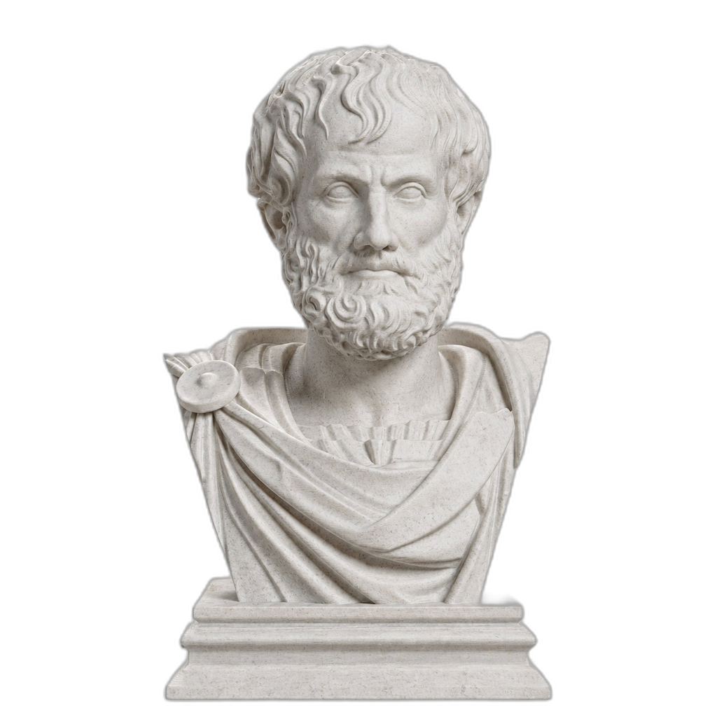 Aristotle Marble Stone collectible bust