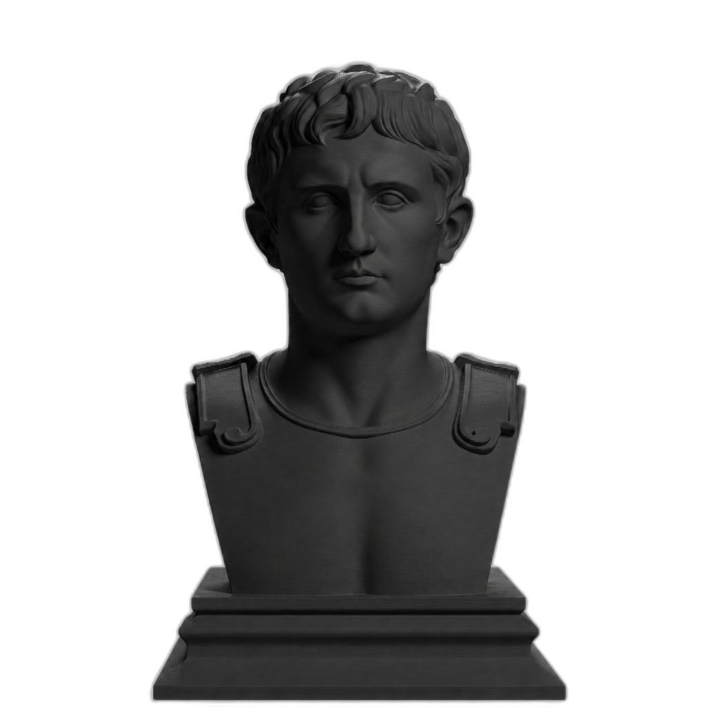 Augustus Charcoal Black collectible bust