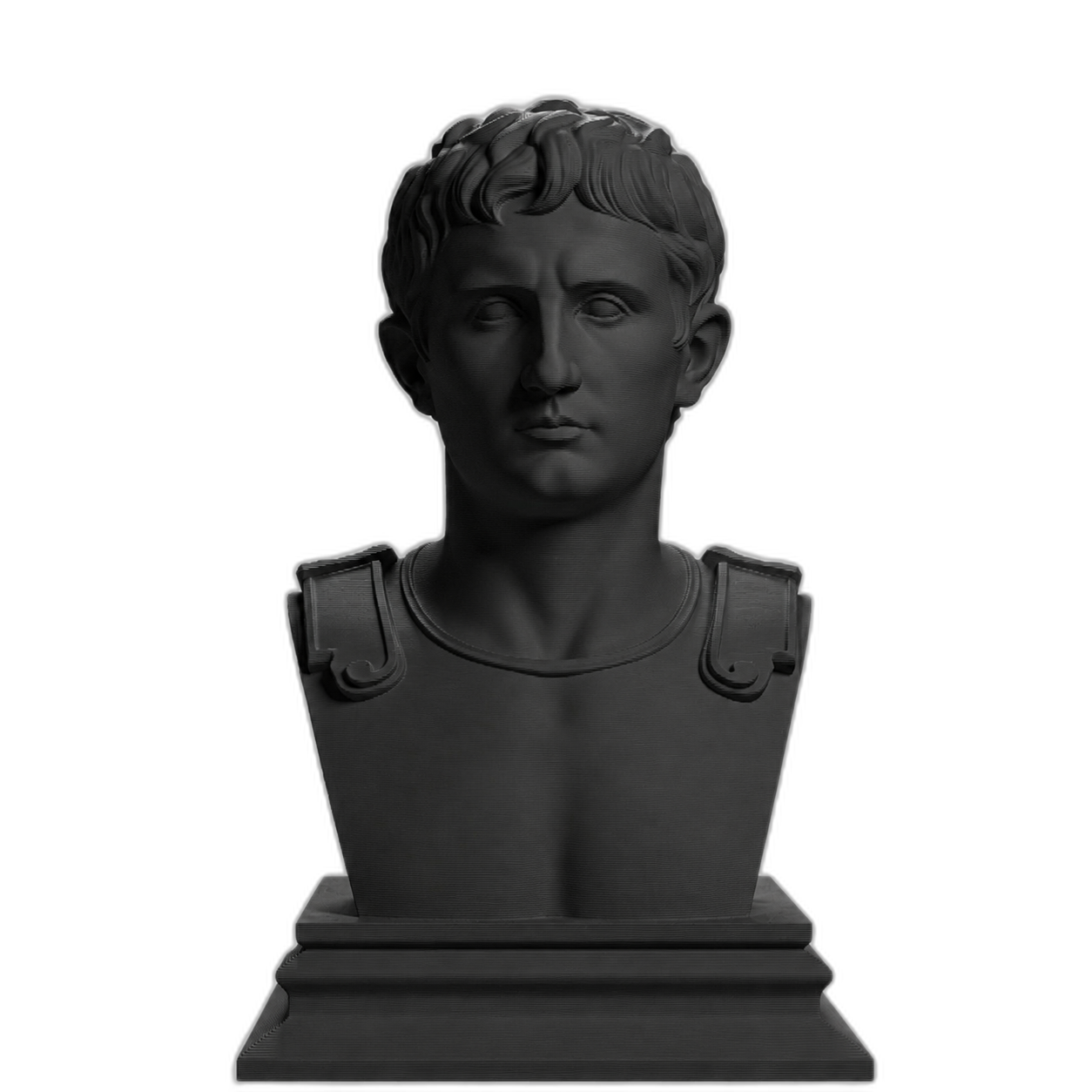 Augustus Charcoal Black collectible bust