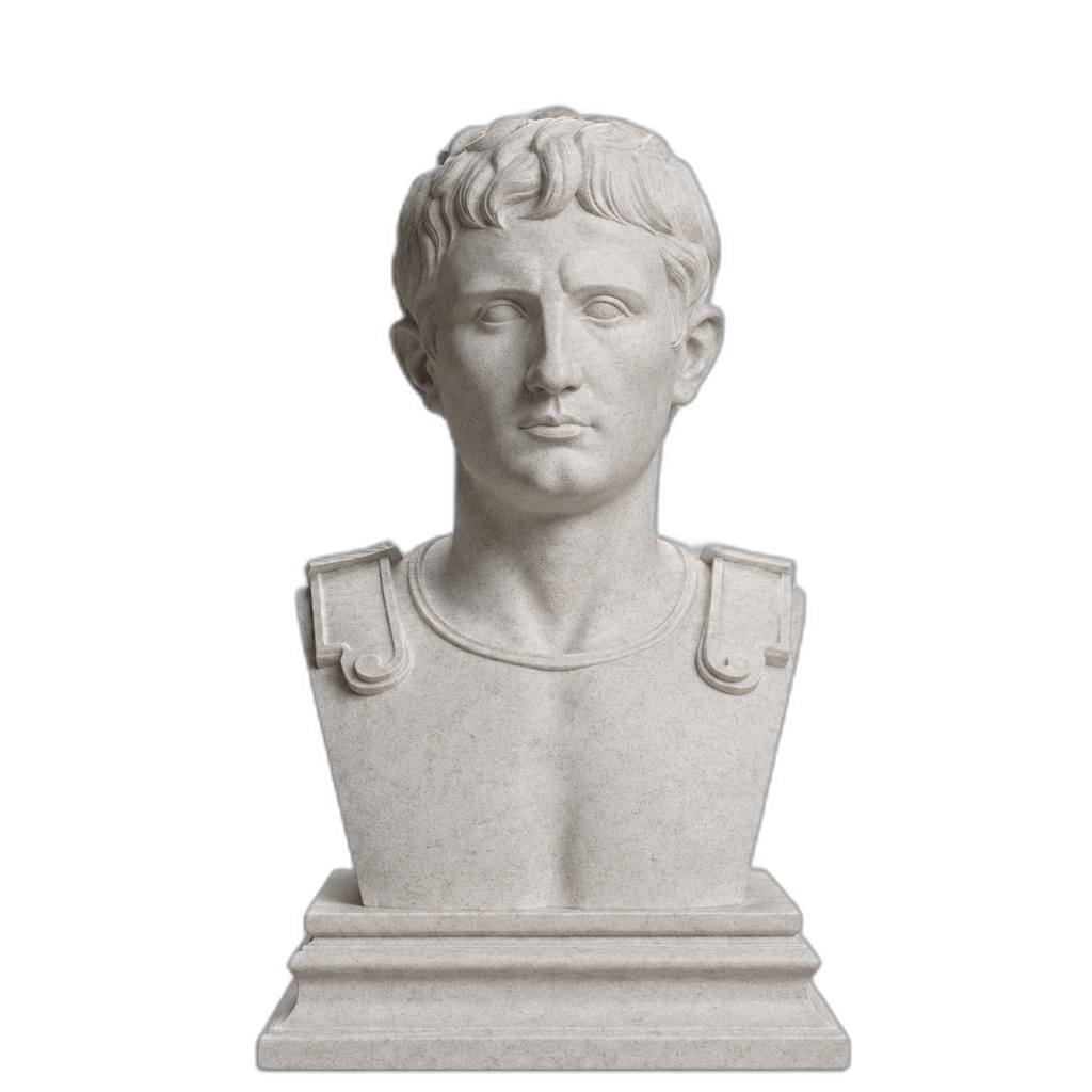 Augustus Marble Stone collectible bust
