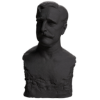Lord Brotherton Charcoal Black collectible bust