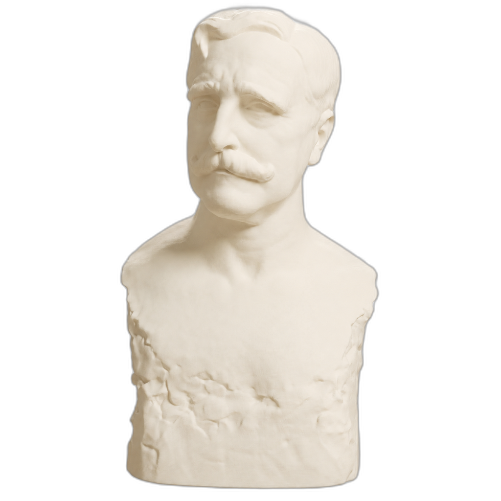 Lord Brotherton Ivory White collectible bust