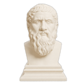 Plato Ivory White collectible bust