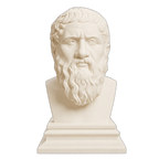 Plato Ivory White collectible bust