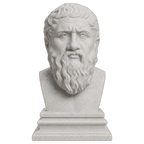 Plato Marble Stone collectible bust
