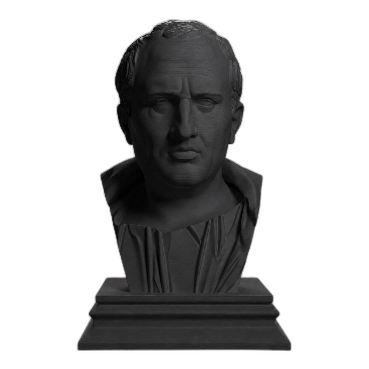 Cicero Charcoal Black collectible bust